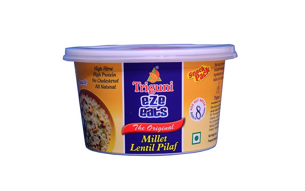 Triguni eze eats Millet Lentil Pilaf    Tub  48 grams